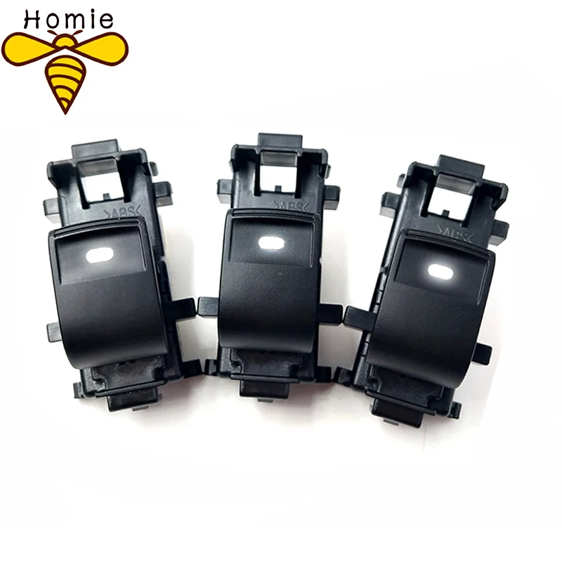 White light led Backlight 3X Single Window Switch Passenger For Toyota RAV4 Camry Corolla Auris Urban Cruiser 84820-06130