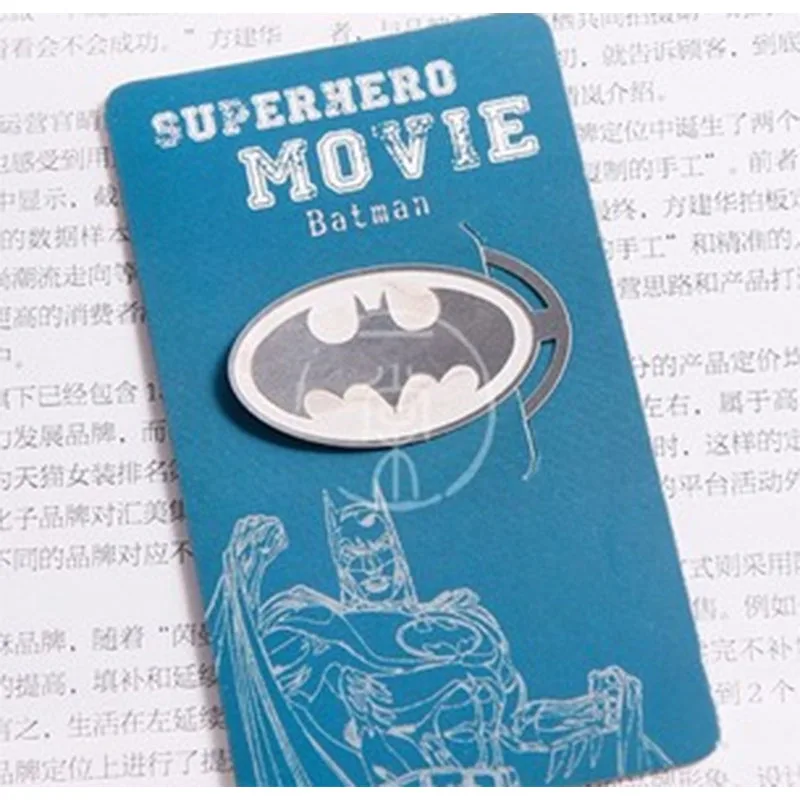 Marvel League of Legends Anime Bookmark Student Cute Metal Book Clip Cartoon Fun Personality Gift - Цвет: Зеленый
