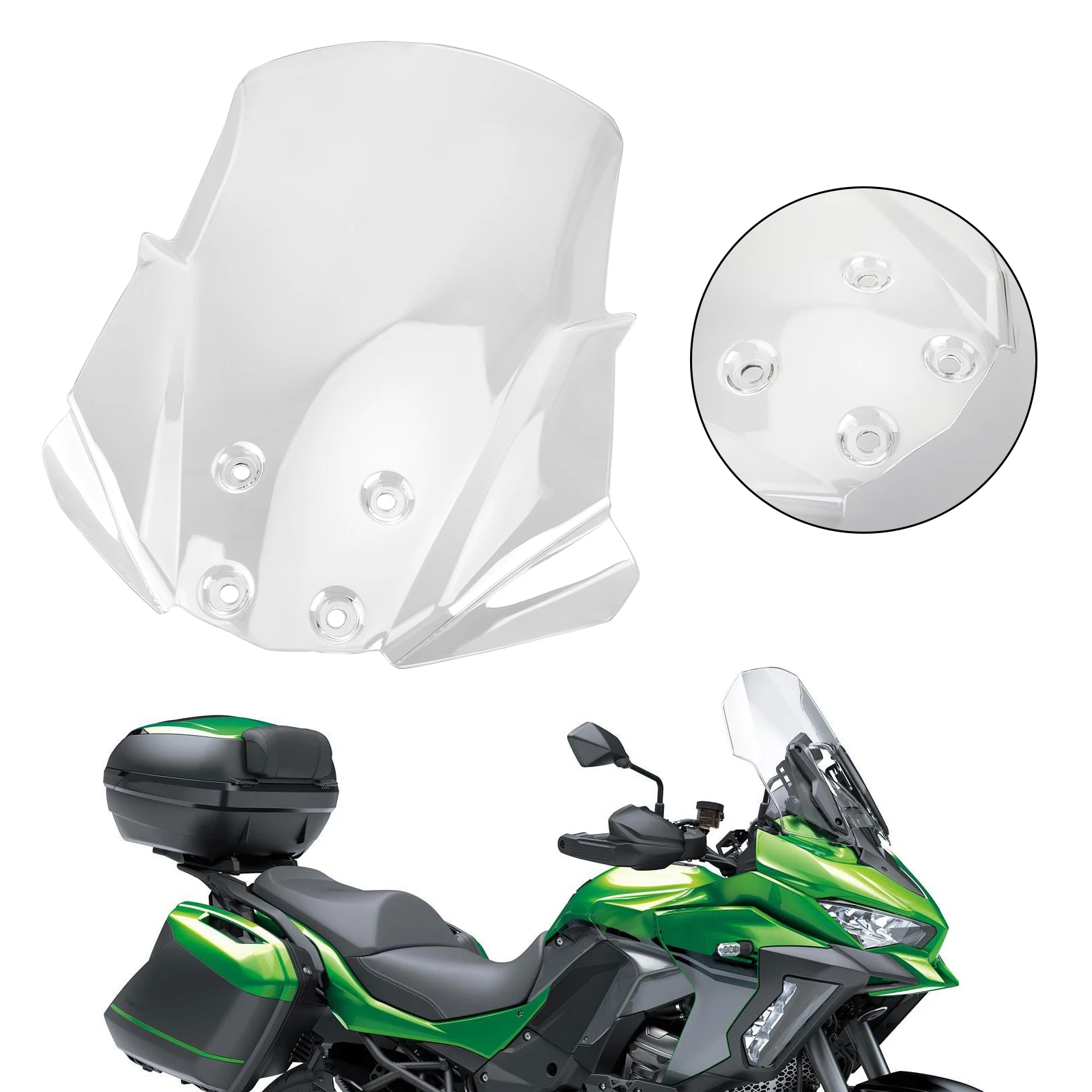 Artudatech ветровое стекло мотоцикла для Kawasaki Versys-X300 защита от ветра аксессуары для двигателя