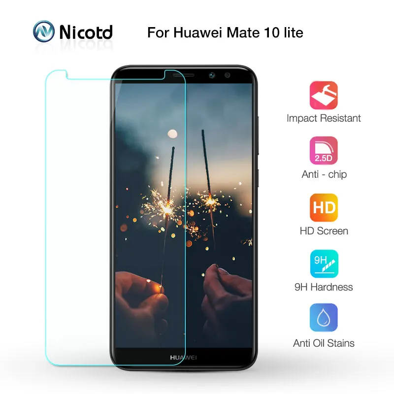 Закаленное стекло 2 5 HD никотд Защитная пленка для huawei mate 10 Lite v9 view 20 20X3 PLUS|Защитные