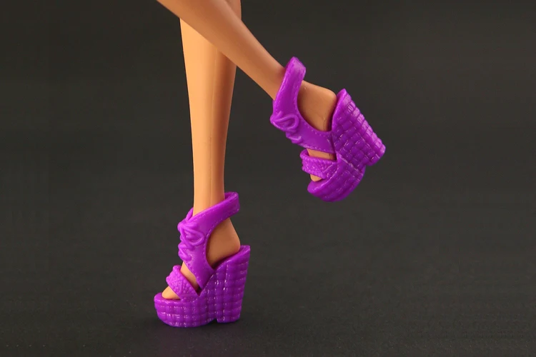 High-heeled Crystal Shoes For Barbie Doll 15 Styles