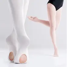 

Ballet Tights for Women Girls 3 Pairs Soft Transition Tights Dance Pantyhose Seamless Ballet Stockings With Hole 60D