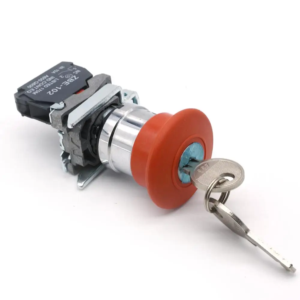 XB4-BS142Lndustrial Waterproof Explosion-proof Rotating Metal Plastic Key Button Switch | Обустройство дома