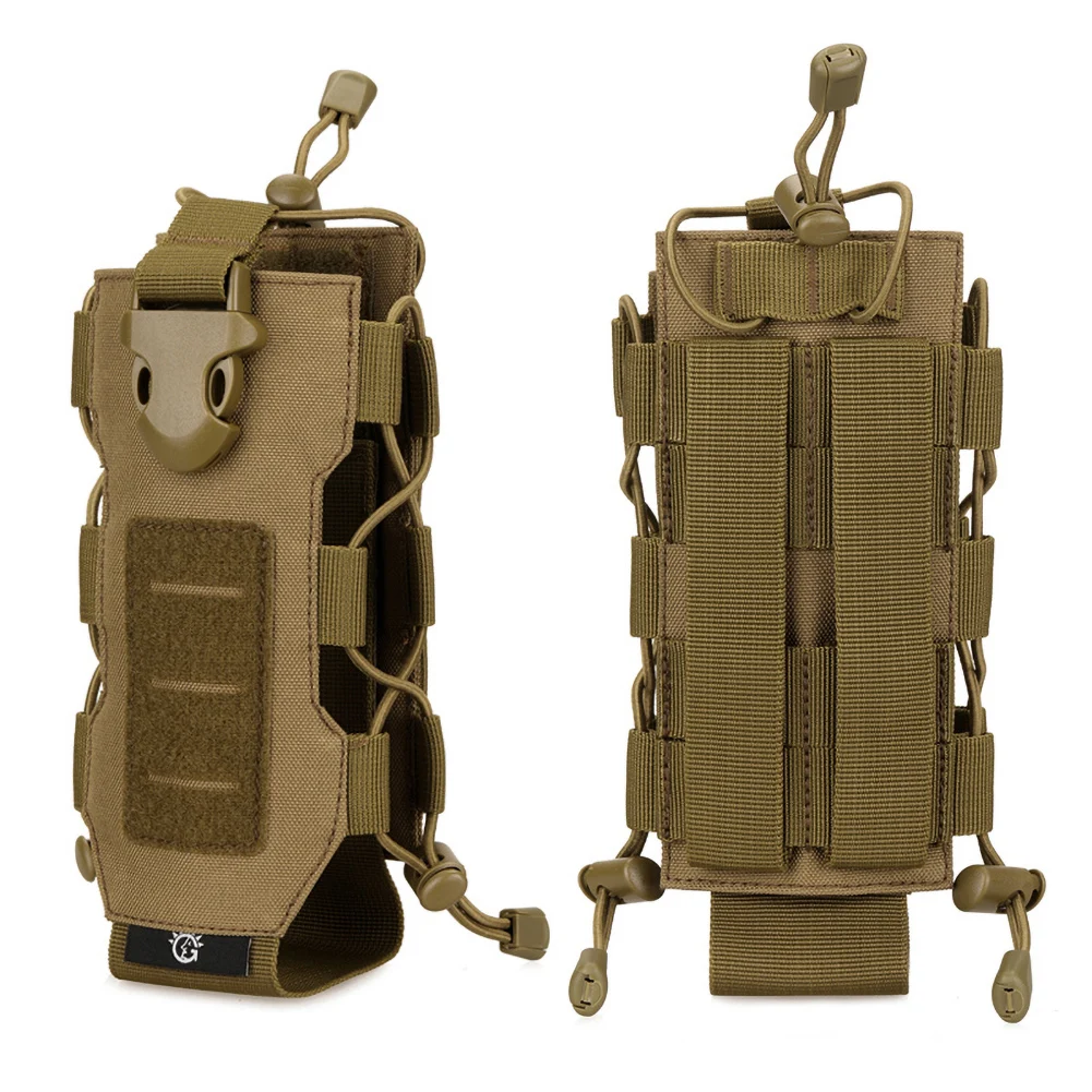 Outdoor Travel Kettle Bag Sport Bag Tactical Molle Water Bottle PouchCanteen Cover Holster EDC Multifunctional Bottle Pouch 2