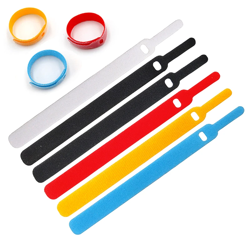Velcros Colorful Nylon Hook Loop Fastener No Glue Sweing Magic Tape Cable Ties Sewing-on Strips Accessories | Дом и сад