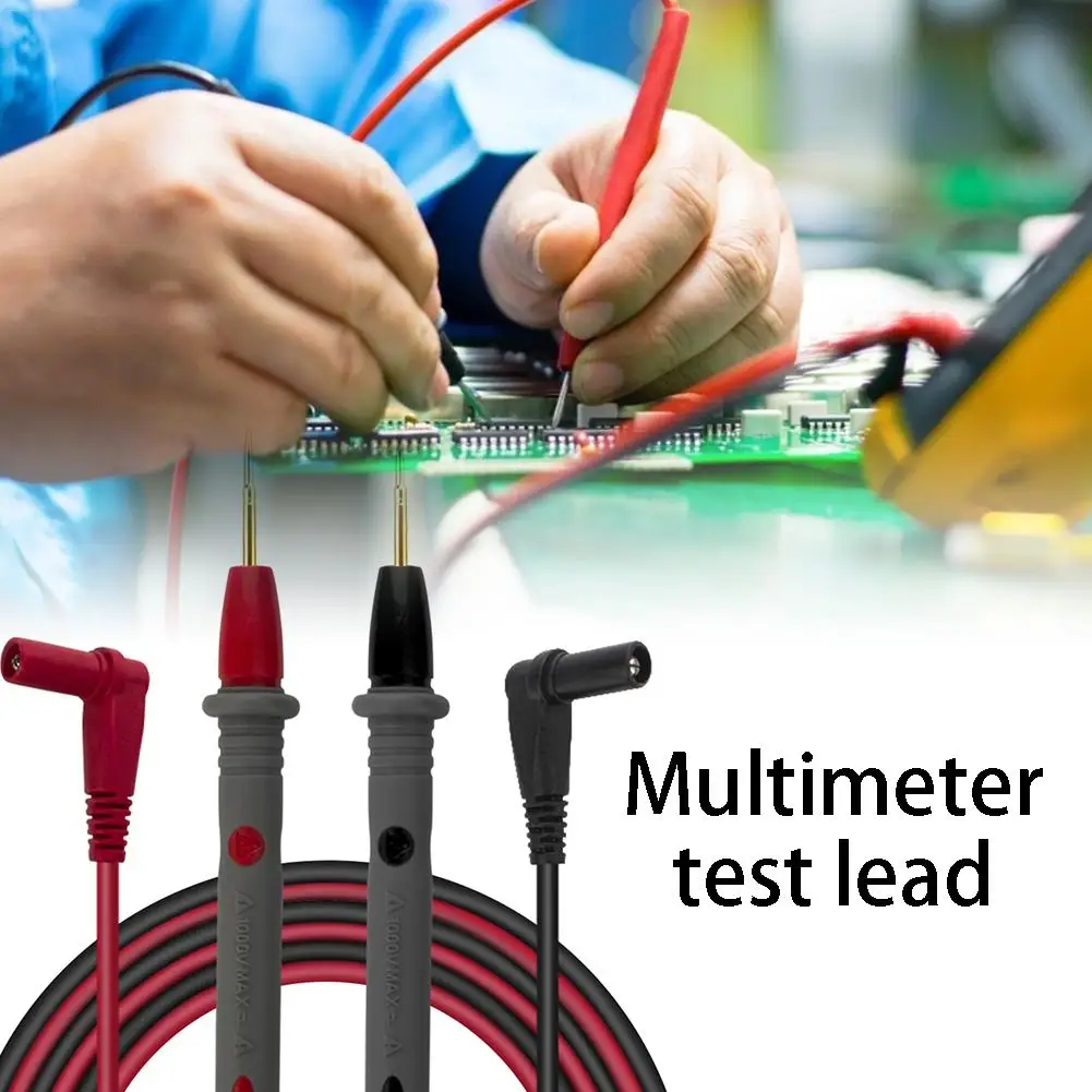 PT1008 20A металлический измерительный наконечник мультиметра силиконовый огнестойкий резиновая проволока Острая Игла зонд#20