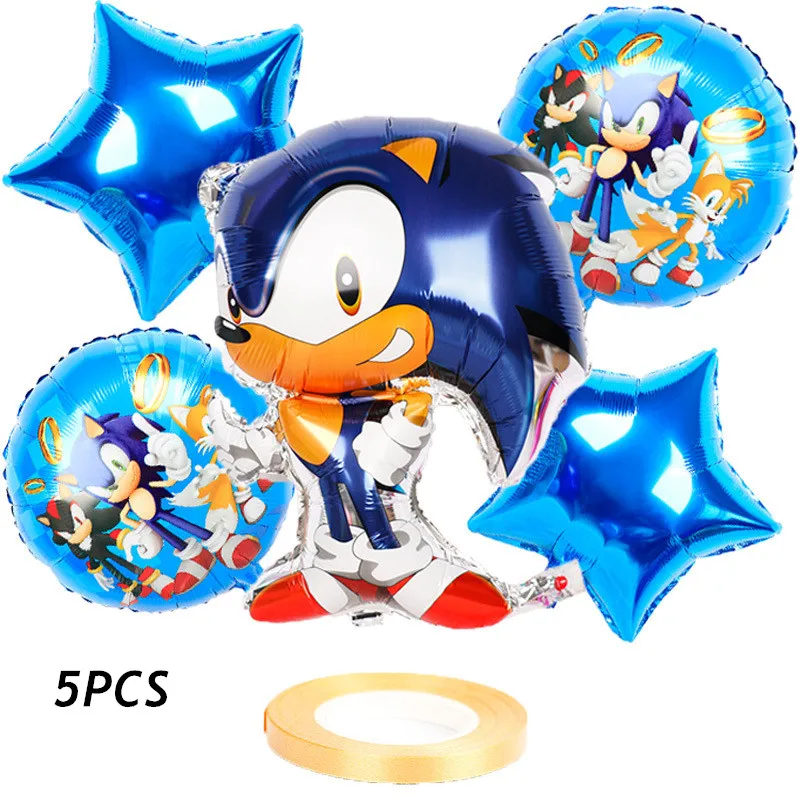 Hedgehog Party Shaped Foil Balloon 23" x 18" Hedgehog Birthday Party Balloons