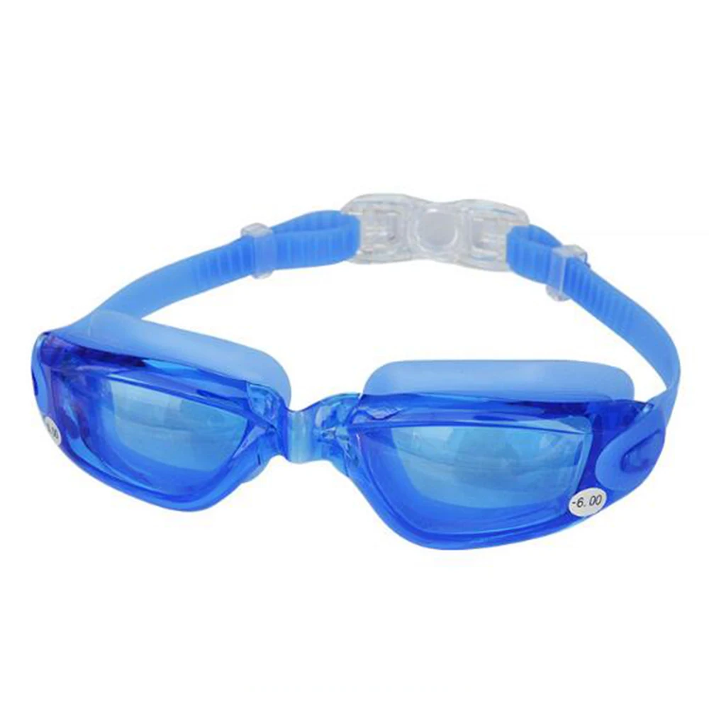 Посеребренные водонепроницаемые очки для плавания и противотуманные очки для наружного плавания 200-1015 - Цвет: full blue