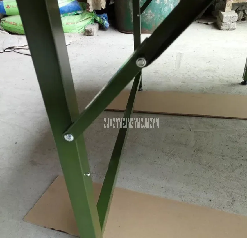 Army Green Field Folding Dining Table Field Portable Foldable Table Military Green Steel Metal Stro