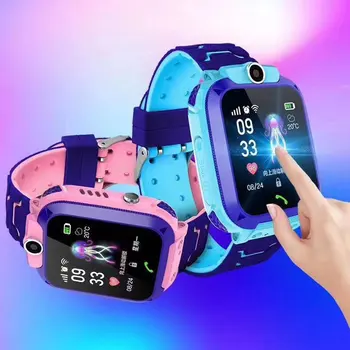 

Q12 Children's Smart Watch Ip67 Waterproof Phone Positioning Watch Pluggable Cartoon Watch Smart Bracelet