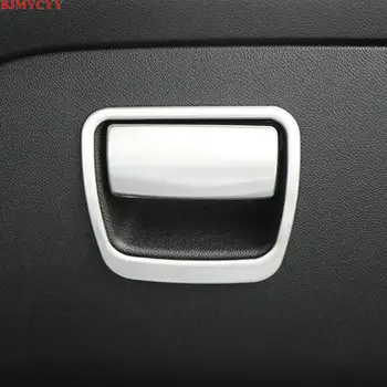

BJMYCYY for Chevrolet Trax 2019 2PCS/SET Automobile glove box handle carbon fiber stainless steel decorative frame