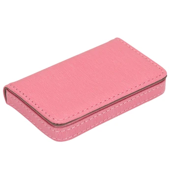 

New Men Card Holder Protector Leather Wallet Card Holder Pop-up Anti-theft Bank PU Business Cards Case Woman 812