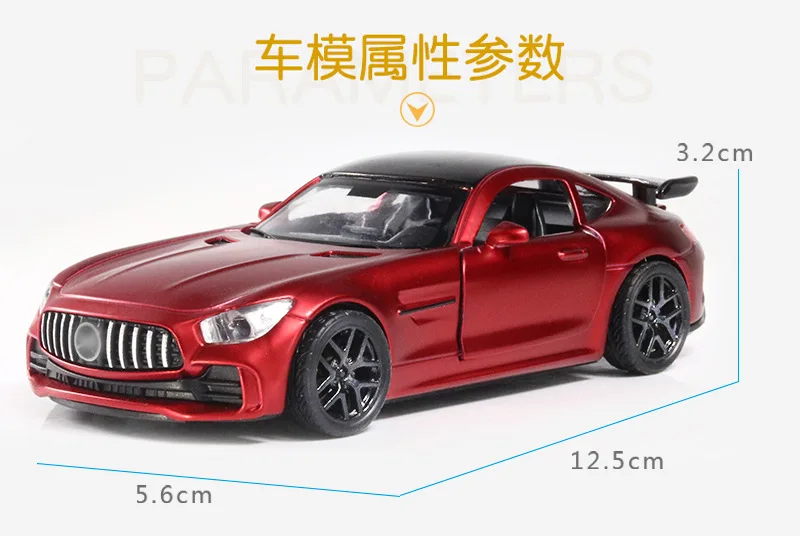 Оптом Bleb сумка Mercedes GTR модель спортивного автомобиля из сплава украшение торта украшение автомобиля Мужская игрушка
