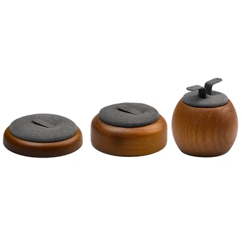 

Creative Jewelry Display Stand Solid Wood Ball Earring Display Stand Round Ring Display Stand