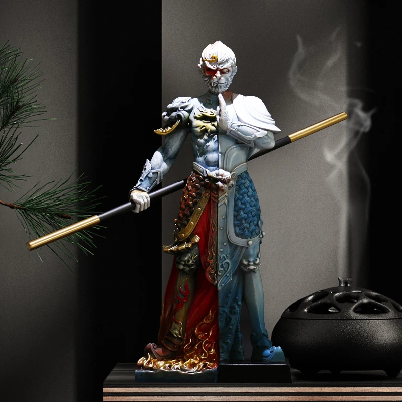 

Home Decoration Accessories For Living Room FRP Monkey King Living Room Ornament Figurines For Interior Statues And Sculptures