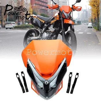 

Orange Universal Headlight for KTM XCW EXC XC-F XC-W SX SX-F 50 125 150 250 300 350 450 500 690 MX Enduro LED Vision Head Lamp