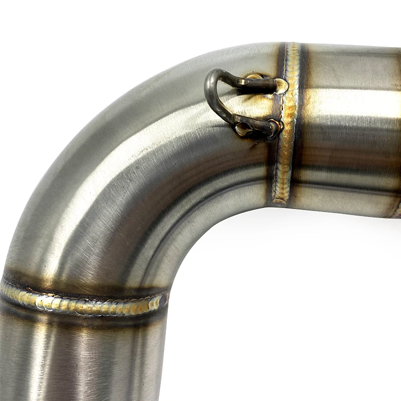 Exhaust System Middle Pipe Link Connect Motorcycle Accessories (6)