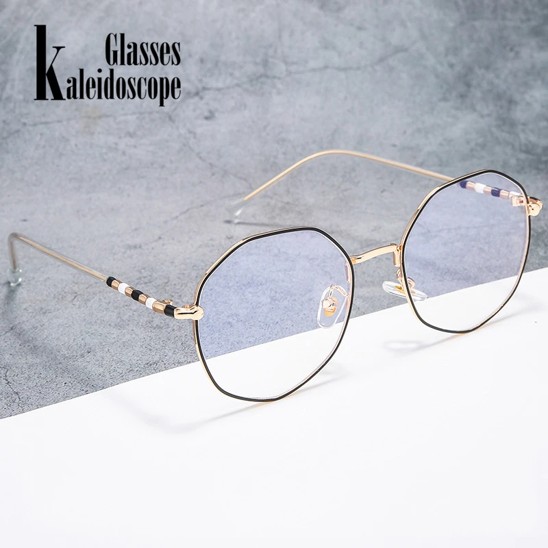 

Irregular Anti-blue Light Glasses Frame Classic Retro Metal Frames Optical Lens Spectscle Block Blue-ray Eyewears Accessories