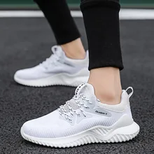 Alpha Dad/Мужская Тканевая обувь для студентов; легкая дышащая Спортивная обувь для бега; Повседневная Белая обувь; трендовая мужская обувь