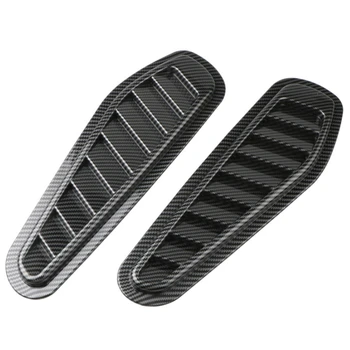 

A Pair of GM Stickers, Air Vents, Hood, Vent Cover, Grille, Carbon Fiber Pattern Decoration