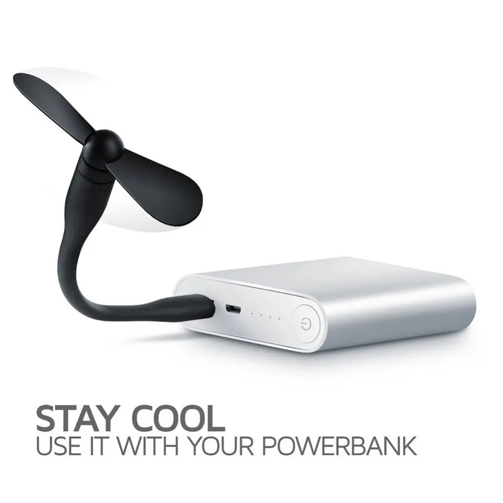 

Flexible Mini Usb Fan Portable Detachable Cooling Fan For Pc Power Bank Usb Devices Mini Handheld Usb Fan