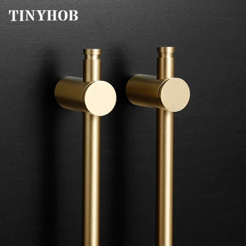

10"-22" Minimalism Long Gold brass Furniture Handles Wardrobe Kitchen Cupboard Wardrobe Bedside Cabinet Locker Knob