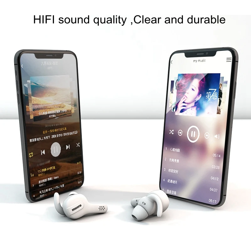 TWS True Беспроводные Bluetooth 5,0 наушники с сенсорным управлением Водонепроницаемые спортивные наушники стерео наушники для мобильного телефона