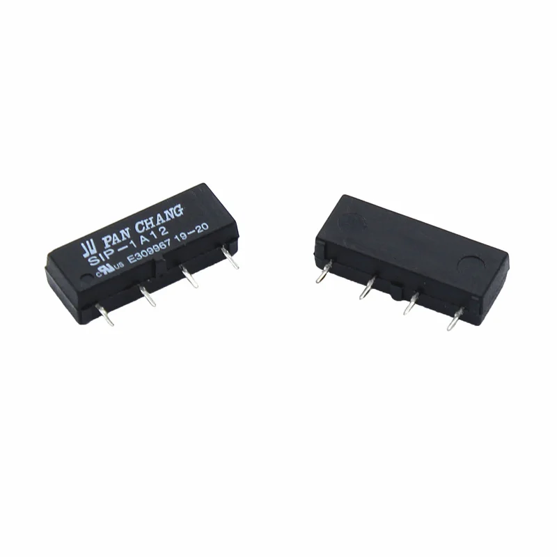 10 шт./лот Лидер продаж SIP-1A12 1A12 12 V 1A DIP4 Герконовое реле 12 V Напряжение Новый Герконовое реле Высокочувствительный сухой релейный трубчатый