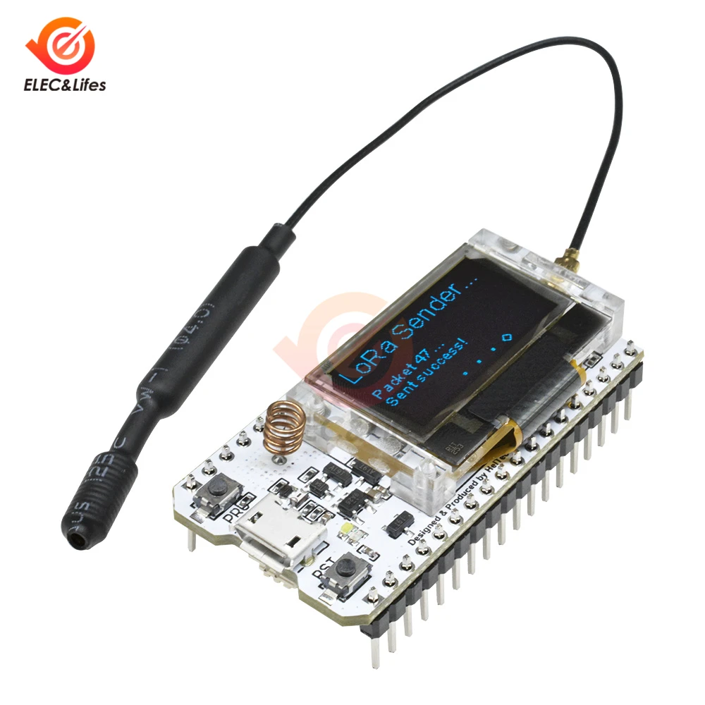 SX1278 LoRa модуль 0,96 дюйма 128X64 OLED ESP32 wifi Bluetooth макетная плата интернет LoRa node 868-915 МГц для Arduino DIY