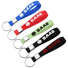 Отличный автомобильный стикер светящийся силиконовый значок эмблема брелок для ключей для Saab 9000 900 428 03-10 9-3 9-5 93 95 автомобильный Стайлинг