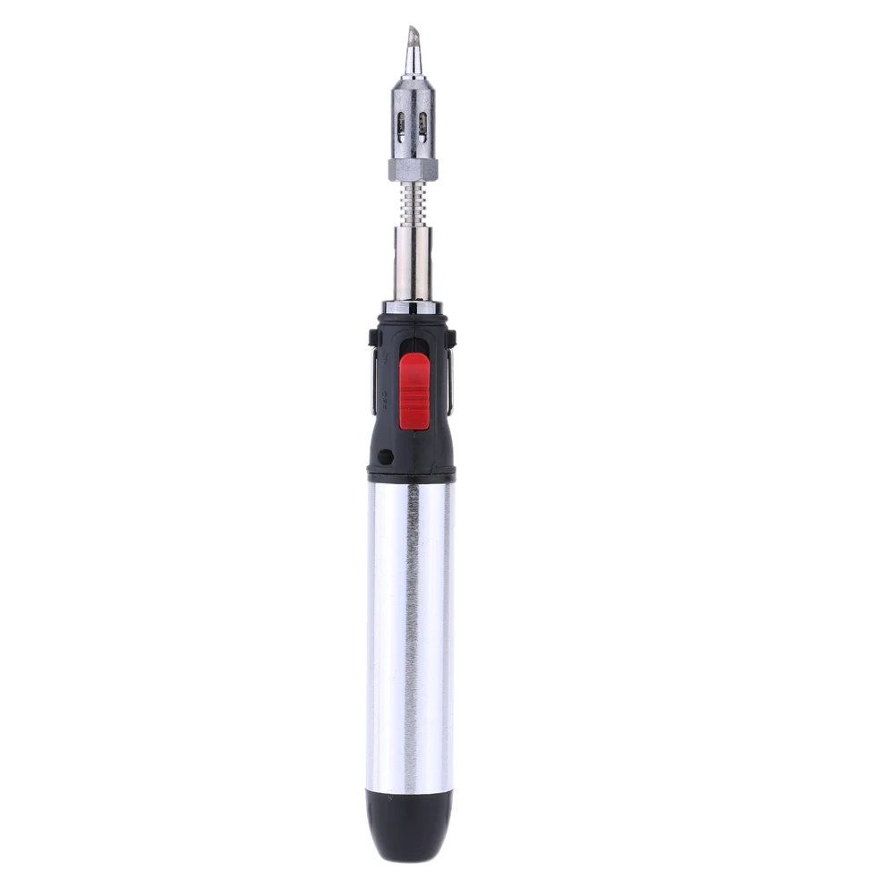 

Portable Heat Gun Flame Butane Gas Soldering Iron 12ml Pen Torch Welding Torches Tool 1300 degrees Welding Equipment for Outdoor
