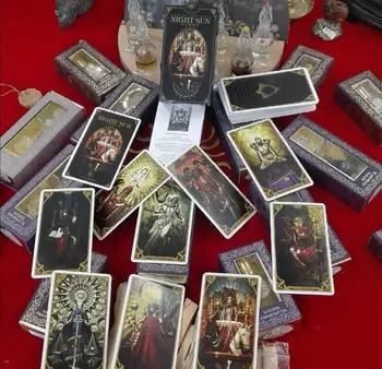 

New tarot board game Tarot of night sun New English Version 100% Original Best Gift For Friends