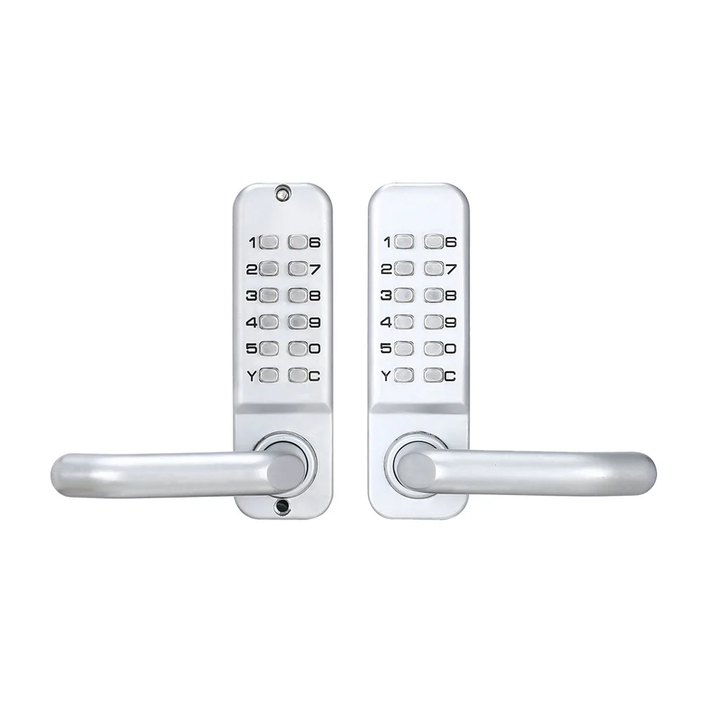 

Zinc alloy material second generation double face password mechanical lock outdoor courtyard door narrow door password lock