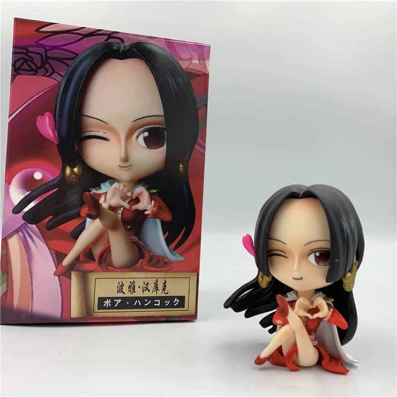ワンピース ハンコックかわいいセクシーガールリビングq版 Pvcアクションフィギュアopルフィ ハンコック子供アニメ素敵な10センチメートル Null Aliexpress