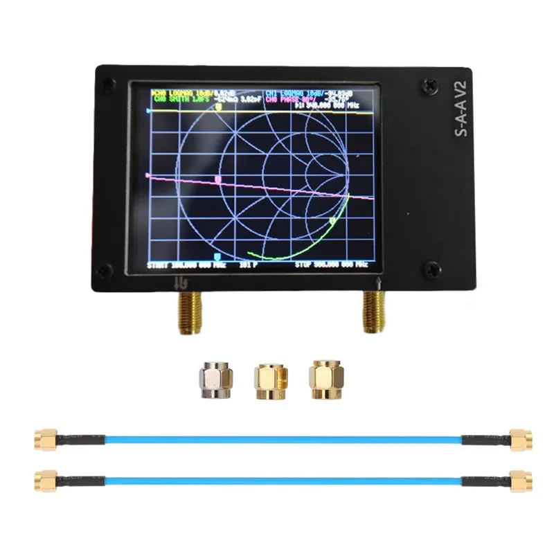 Новый Векторный анализатор сети 3G NanoVNA V2 HF VHF UHF антенны 50 кгц-3 ГГц | Инструменты