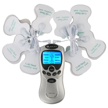 

8 Pads dual output Electric herald Tens Acupuncture Body Massage Digital Therapy Machine For Back Neck Foot Leg health Care