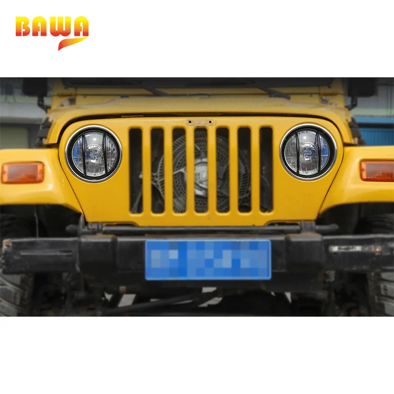 BAWA передняя фара автомобиля лампы колпаки кронштейн для Jeep Wrangler TJ аксессуары 1997-2006