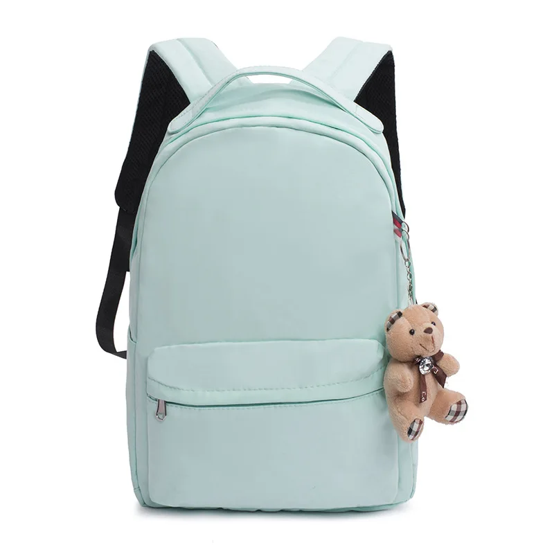 

School Bag Women's Simple MORI Series Backpack Women's Bag Canvas INS Backpack Women's Korean-style 2019 New Style Harajuku Vers