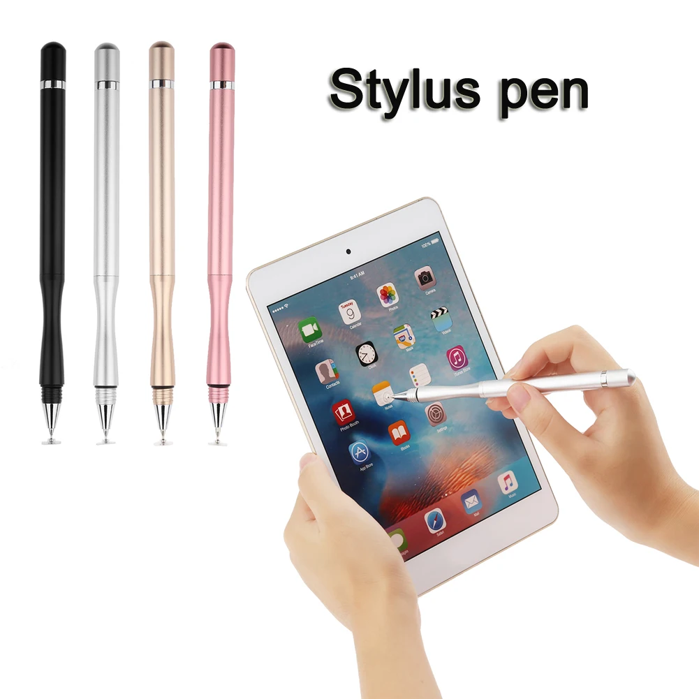 Capacitive Touch Pen Metal Stylus for iPhone Samsung Cell Phone Tablet TDO 