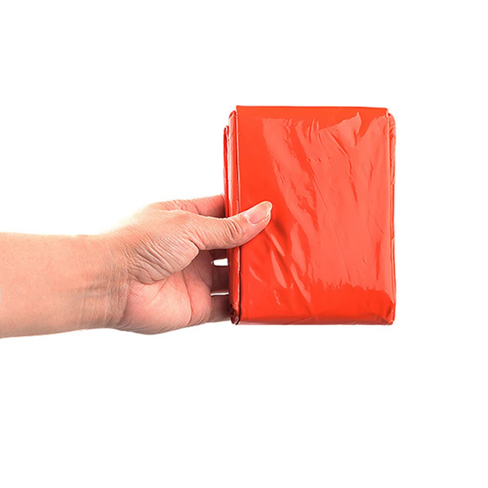 

Outdoor First-aid Emergency Thermal Blanket Insulation Raincoat Aluminum Film