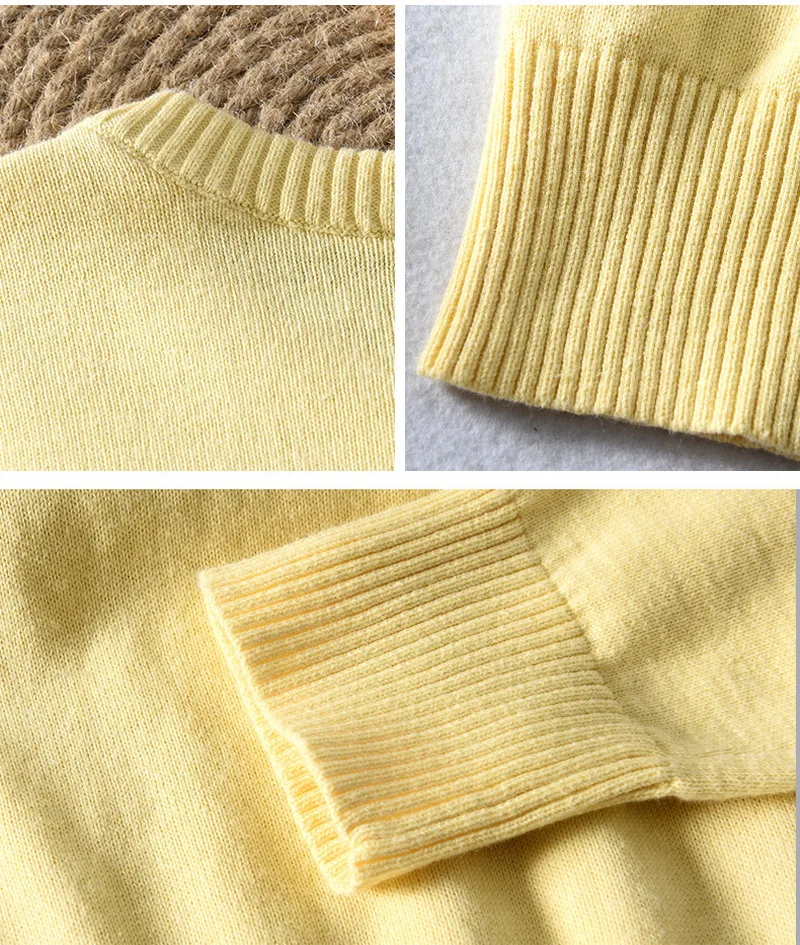 New style Italy brand cotton sweaters men long sleeve autumn and winter sweater for men solid fashion sweaters men chandail trui