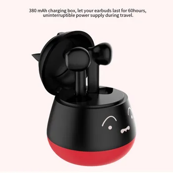 

ZW-T7 Wireless Bluetooth Earphones Bluetooth Earbuds Cute Pet Charging Case For iPhone SamSung for Xiaomi HuaWei