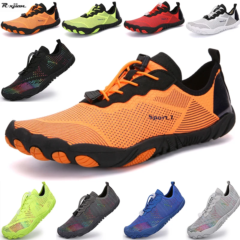 Men and women barefoot swimming sports water shoes outdoor quick-drying breathable beach large size shoes couple wading shoes 1