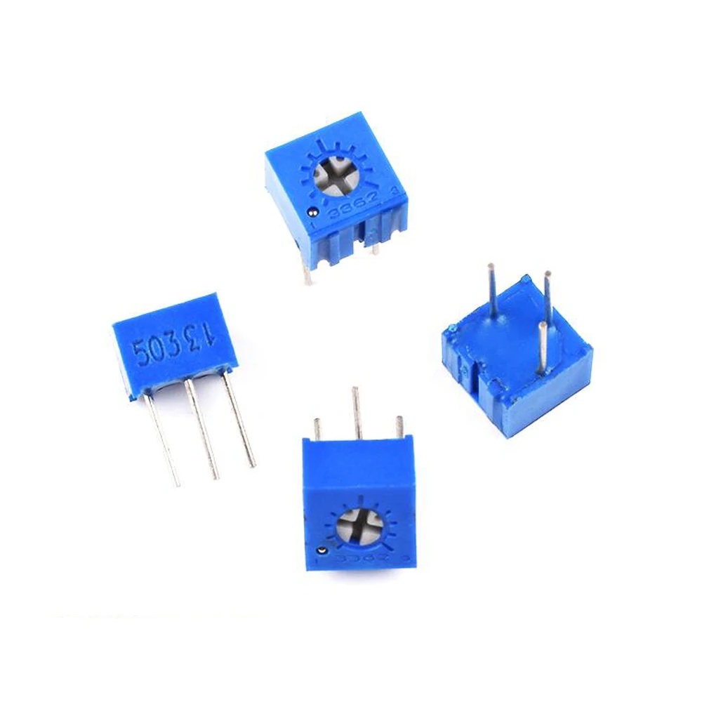 Trimmer Potentiometer 10pcs 3362P series resistance 101 201 501 102 202 502 103 Trimpo Trimmer Potentiometer 3362 500R 1K 2K 5K 10K 20K 50K 100K