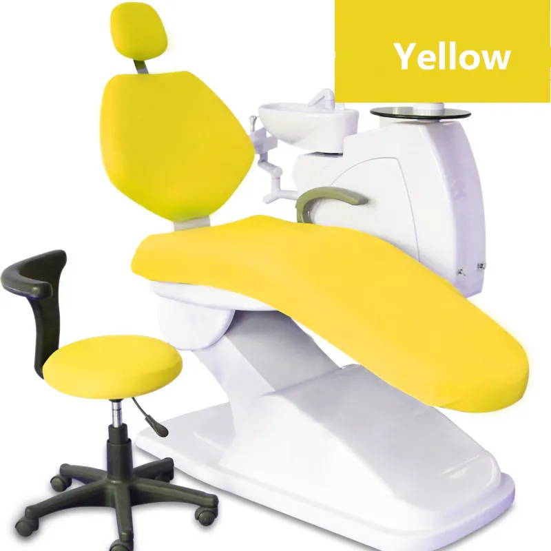 yellow Стоматологический стоматологический стул сиденья эластичные чехлы на кресла защитный чехол протектор стоматологические инструменты стоматологический лабораторный Инструмент Уход за зубами - Цвет: yellow