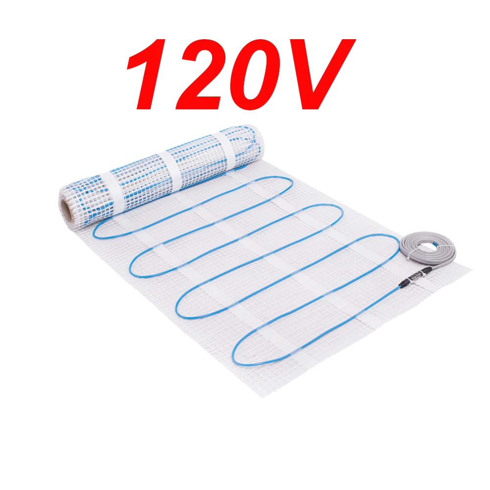 120V 3m2 mat 3M2 коврик с подогревом пола 450 Вт для ванной комнаты 110 120 220 230 - Цвет: 120V 3m2 mat