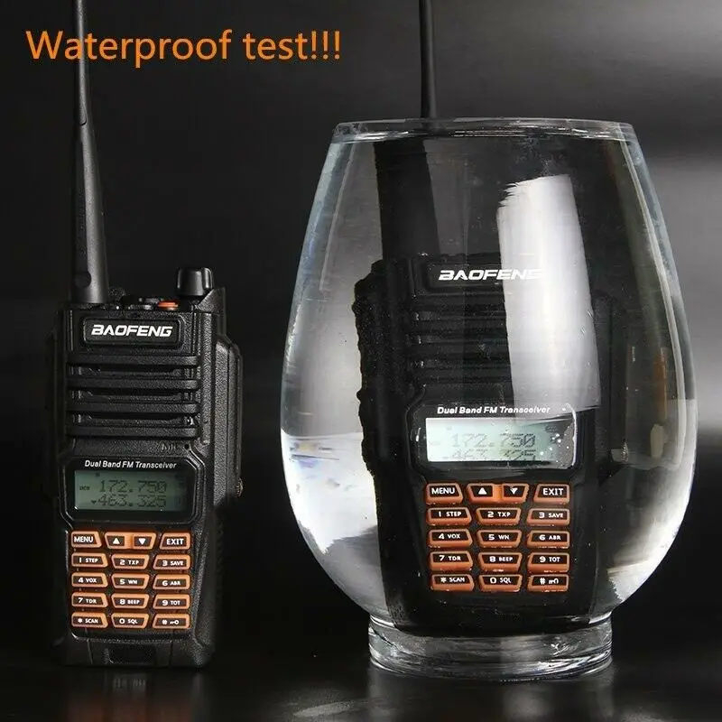 Baofeng UV-9R Plus Walkie Talkie 5 Вт 10 км Диапазон VHF UHF Двухдиапазонный портативный 2 способ радио IP67 водонепроницаемый пылезащитный высокое качество