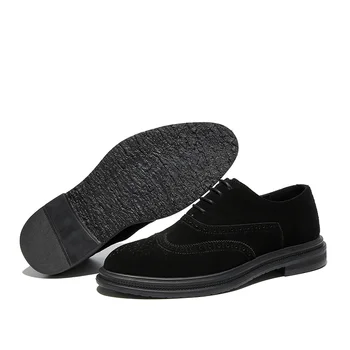 

Dress Men Shoes New Suede Formal Mens Business Shoes Classic Handmade Elegant Shoes Men Gents Shoes Dad's Birtday Gift