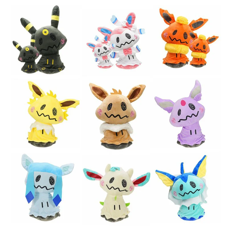 Покемон фигурки животных плюшевая игрушка сильвеон флареон Umbreon Eevee Vaporeon лесон