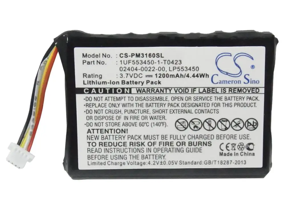 Аккумулятор Cameron Sino для Cisco Mino HD 3rd поколения M31120B M3160 PUDFVM31120B видео MinoHD F460 UltraHD 1200